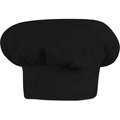 Vf Imagewear Chef Designs Chef Hat, Black, Polyester/Cotton, L HP60BKRGL